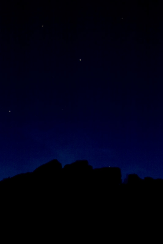 Venus Above Hillside